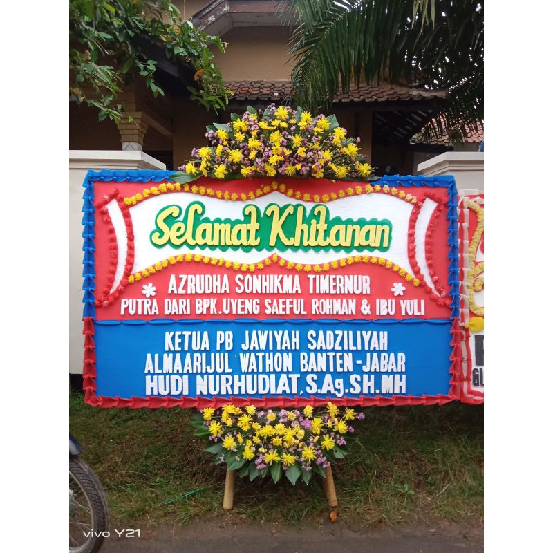 karangan bunga papan khitanan, serang Banten dan sekitarnya