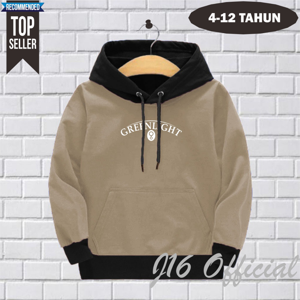 PREMIUM Sweater Hoodie GRLT Anak 3-11 Thn Bahan Tebal Lembut dan Adem