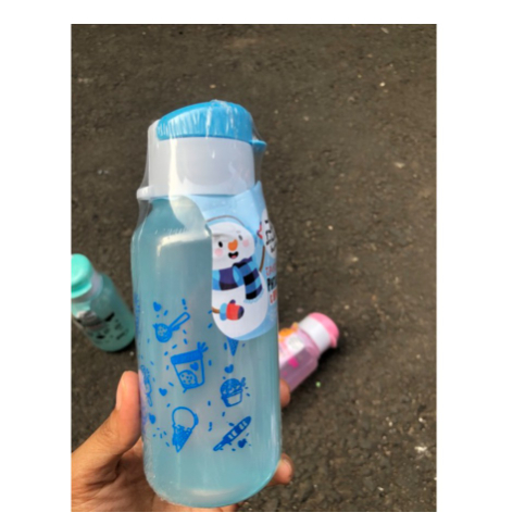 Botol minum flip top 350ml /Botol minum anak plastik/Tumbler/Bottle