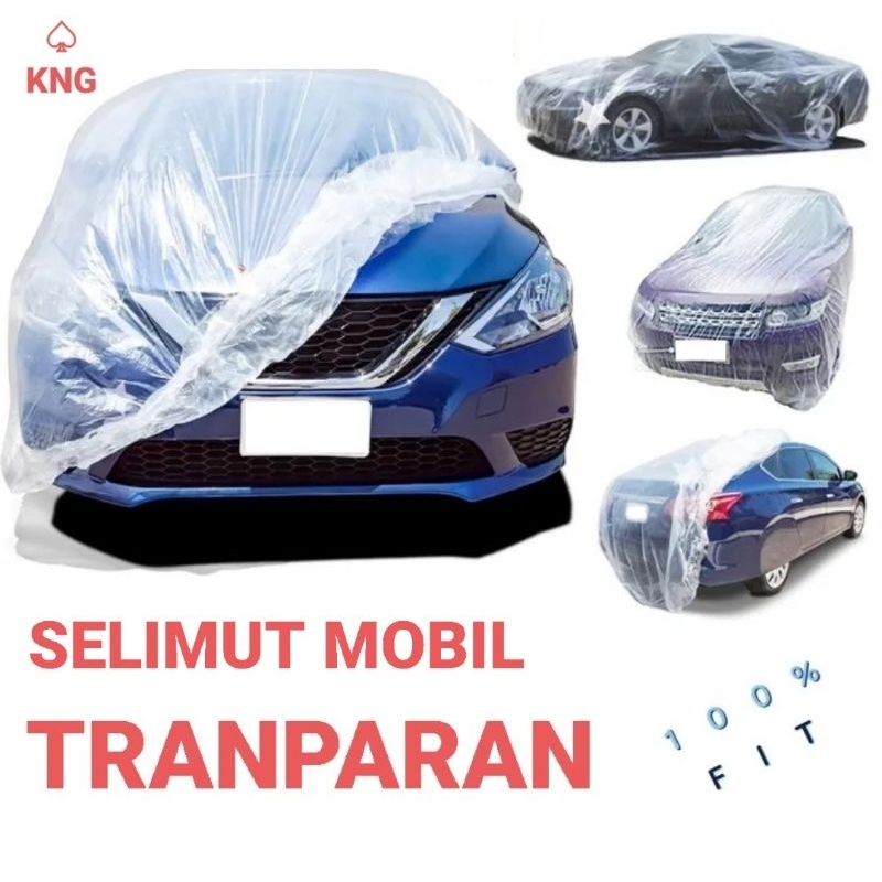 Cover Selimut Mobil Plastik Premium Tranparan Tembus Pandang Polos Avanza Xenia Rush Terios Xpander Livina Ertiga Innova Pajerosport Jenis Mobil Sesuaikan Ukuran