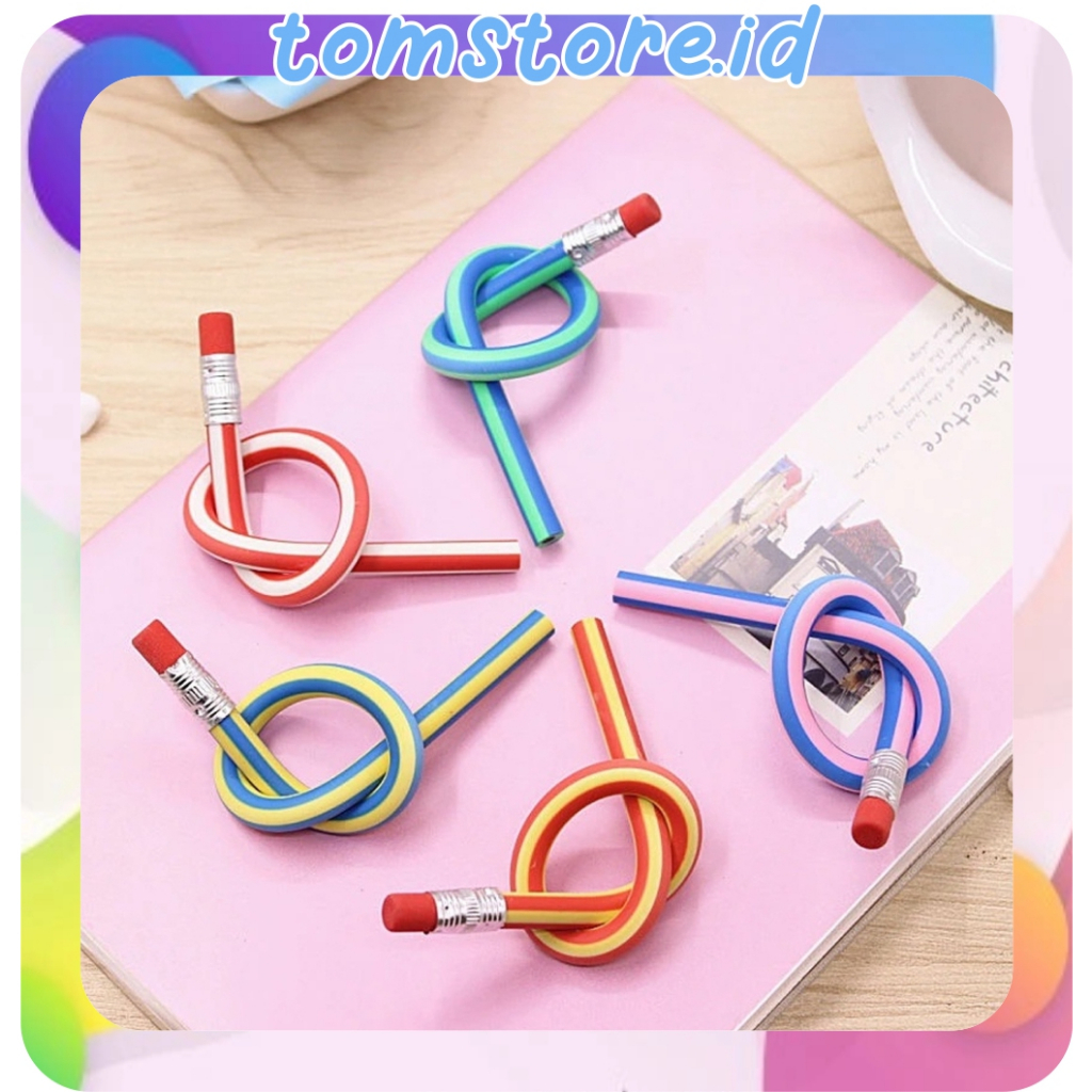 

TOMSTORE.ID Pensil Flexsible Lentur Pensil Gulung Unik Lucu S069