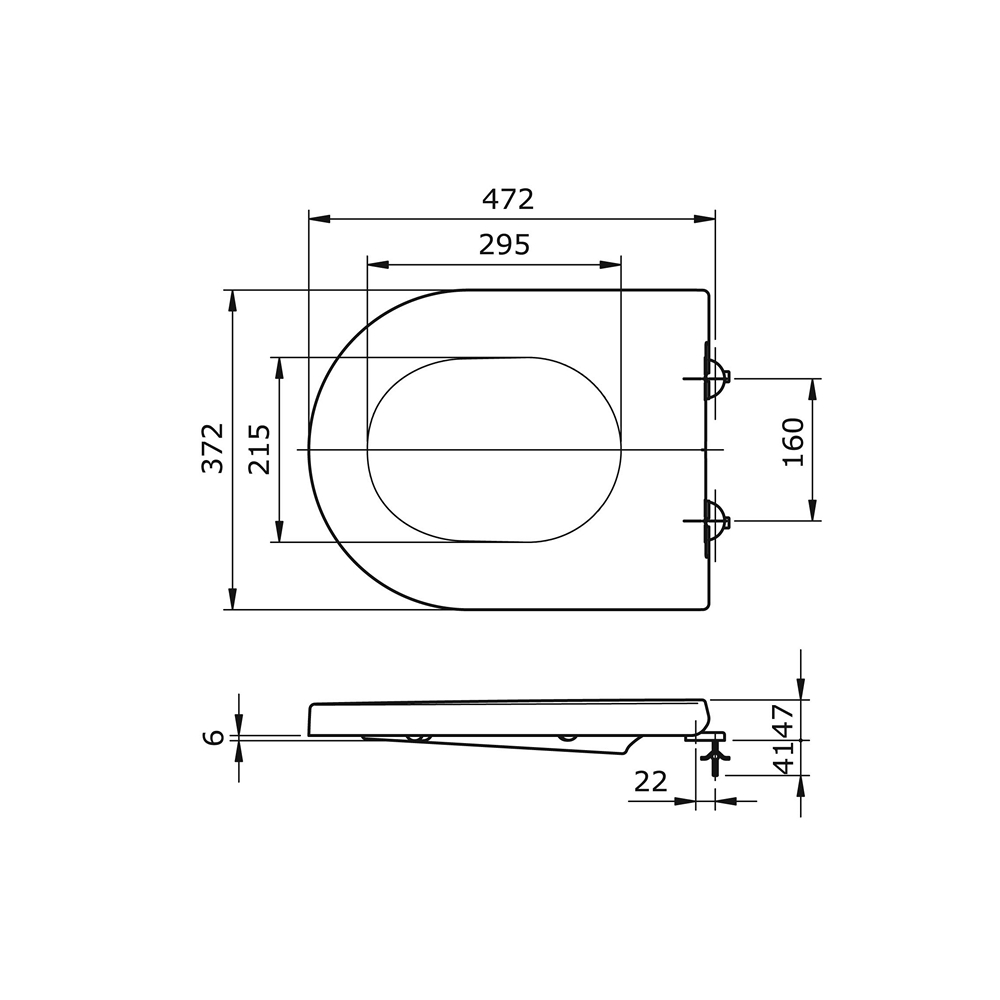 TOTO TC880SJ tutup closet seat cover