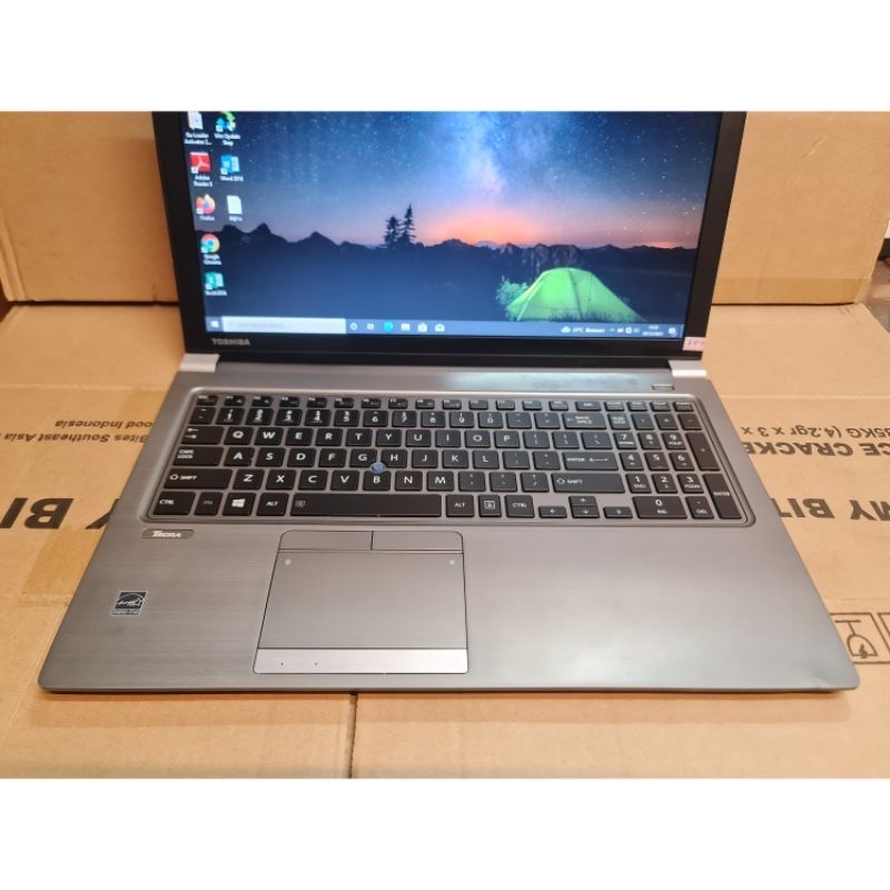 Laptop Toshiba Tecra Z50 Core i5 Gen 4 Ram 16GB Ssd 1TB Layar 15in Ada Numlock Mulus dan Slim