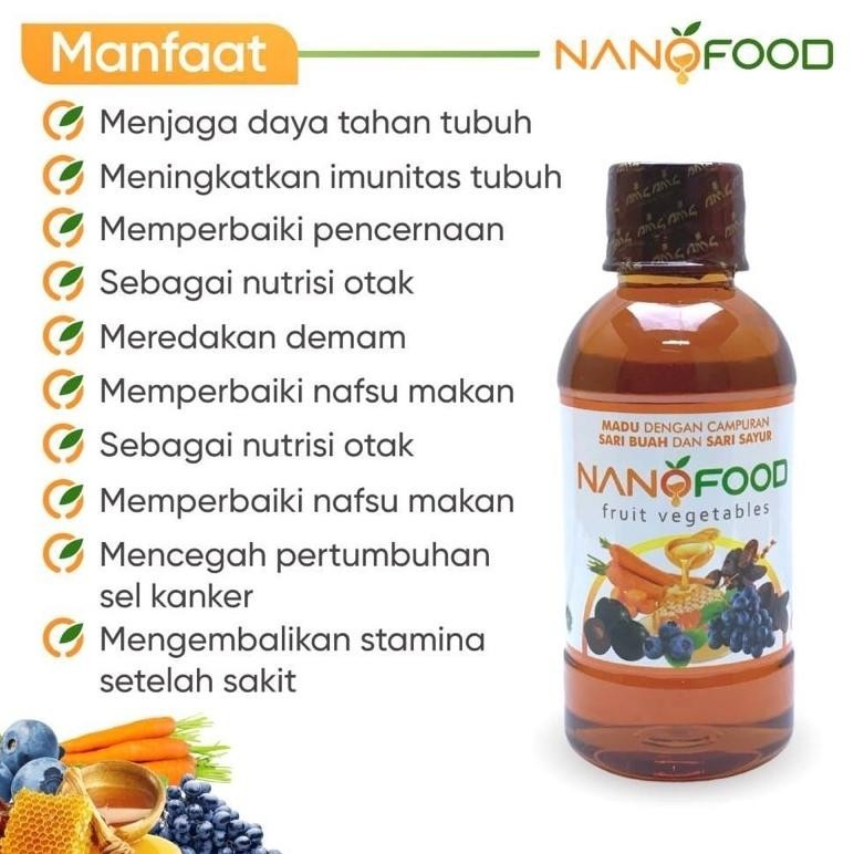

Madu Multivitamin NanoFood Suplemen Makanan Nano Food Untuk Daya Tahan