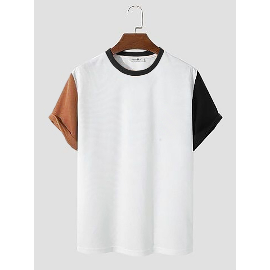 Kaos Pria Kayser Distro Kombinasi Warna Trio Lengan pendek Baju T-Shirt Keren