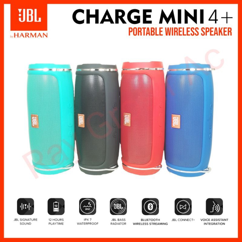 Speaker Speker Bluetooth Portable JBL J009 Charge Mini 4+ mini 4 plus