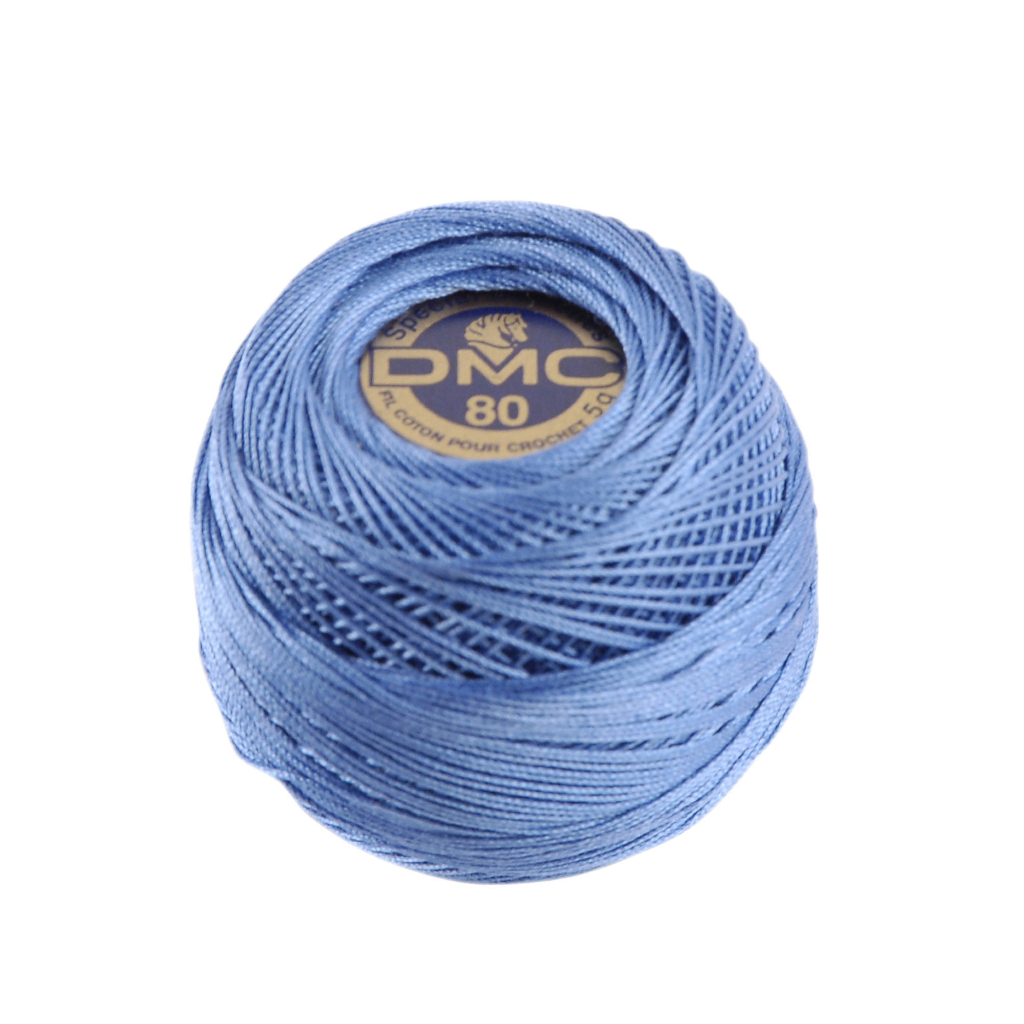 Benang Crochet DMC Special Dentelles size 80 - 798 Dark Delft Blue Biru