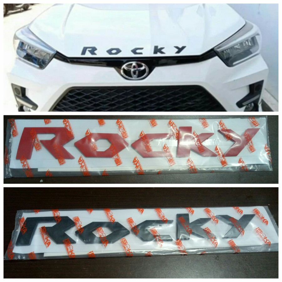 Engine Hood Emblem Daihatsu ROCKY Emblem Kap Mesin ROCKY Premium