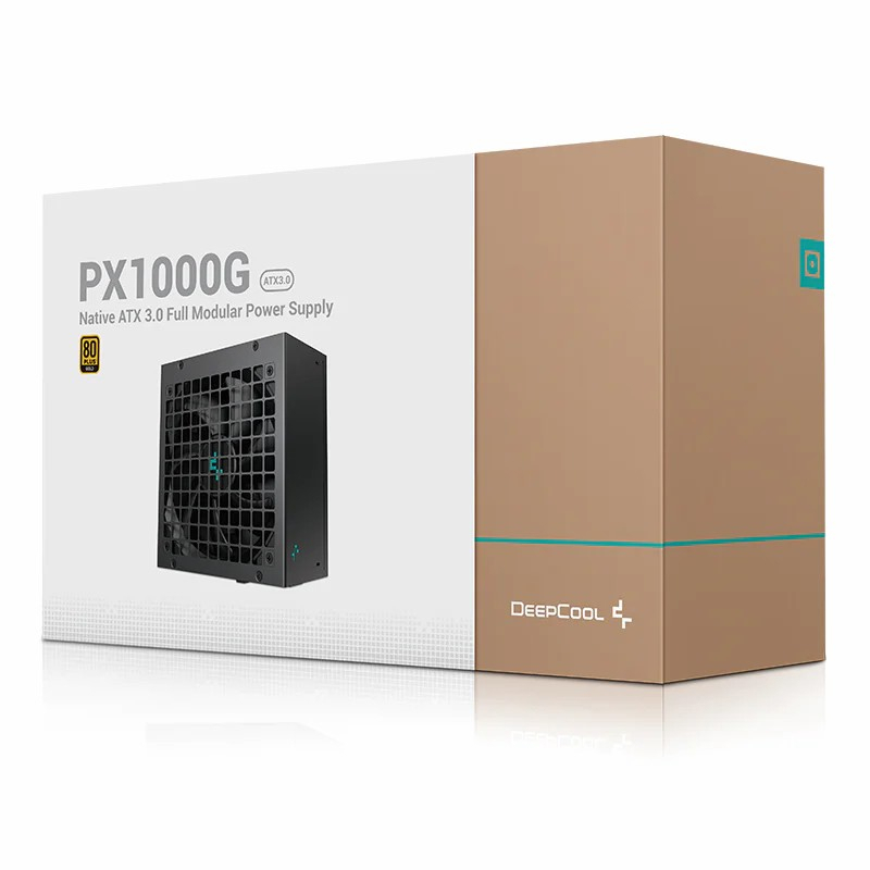 Deepcool PSU 1000W PX1000G (ATX 3.0) 80+ Gold Full Modular / Power Supply 1000Watt
