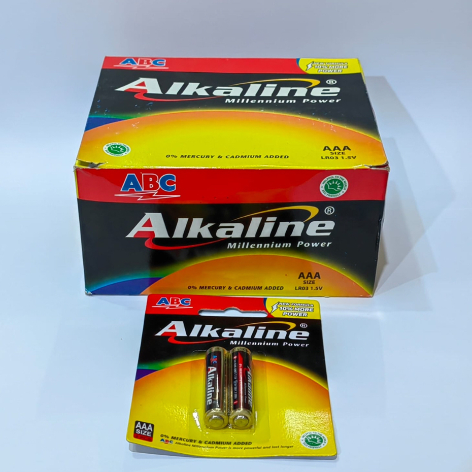 Baterai AAA Alkaline Millennium Power Batre 3A ABC (isi 2 buah)