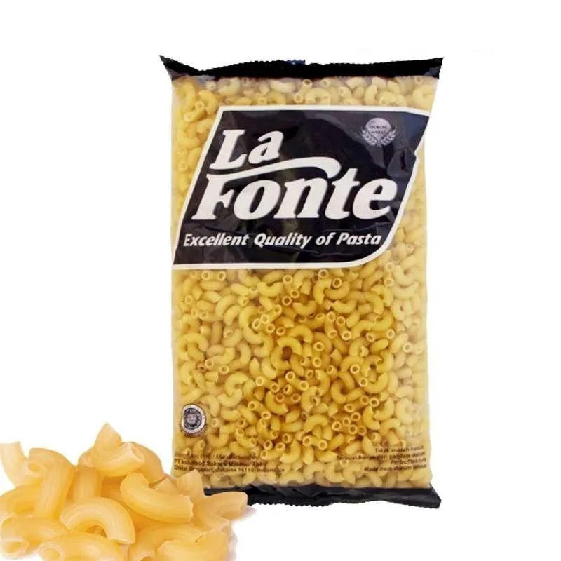 Pasta La Fonte Chifferi Rigati / Pasta Bentuk Makaroni [500 gr] Premium Quality