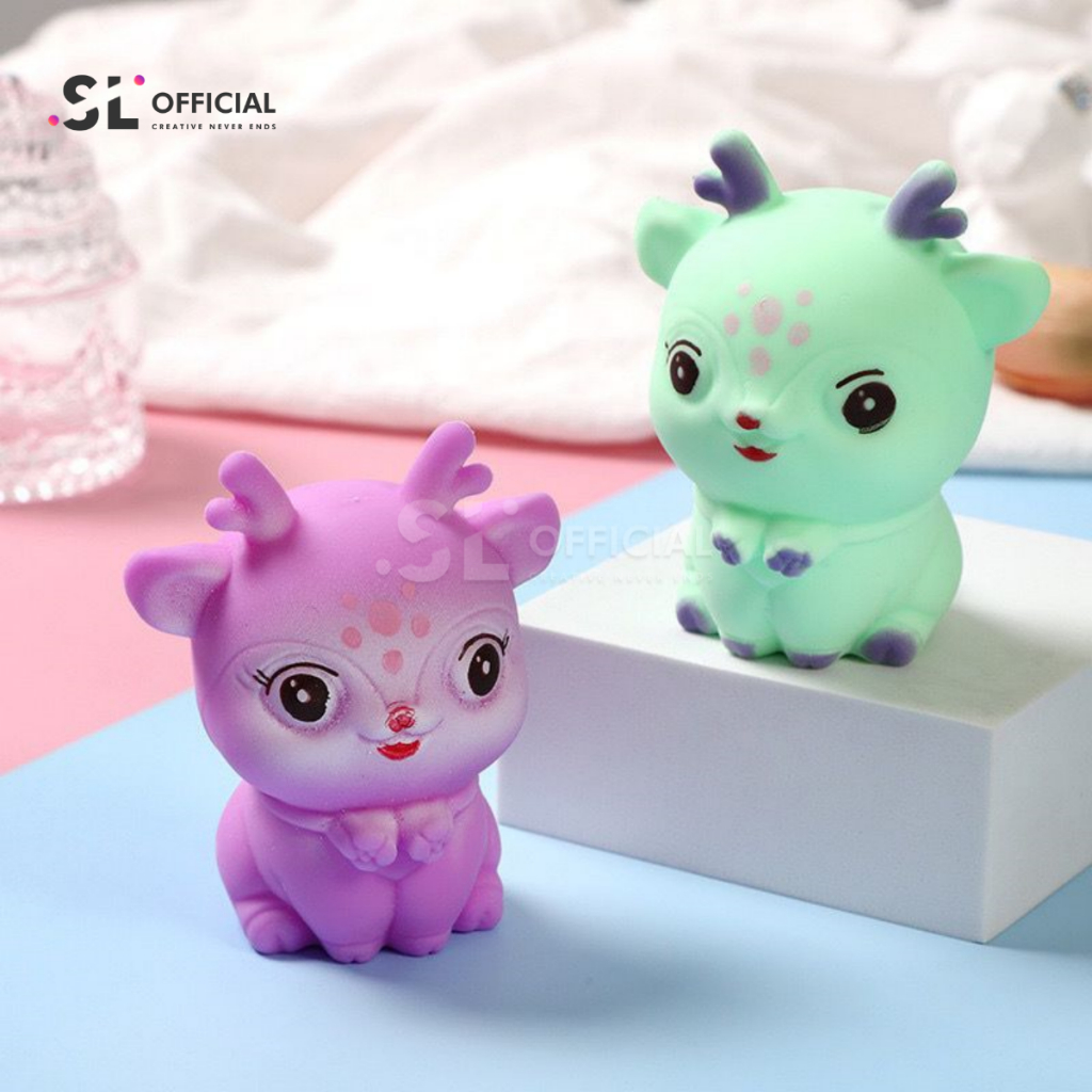 Mainan Squishy Rusa LED Terbaru Mainan Squishy Pencet anti stress viral / Mainan Pop It Led YOYO