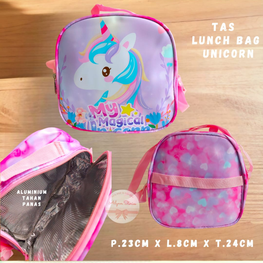 Tas Ransel Sekolah Anak TK Set Lunch bag 2in1