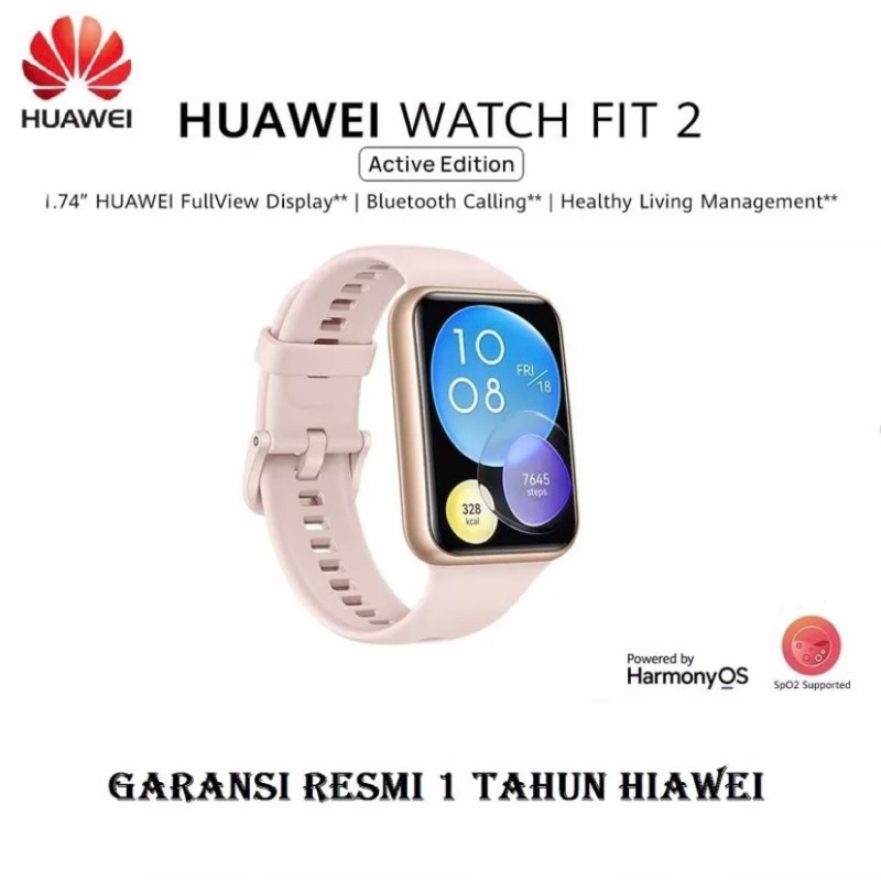 smartwatch huawei fit 2 mulus 99% (second buka box )