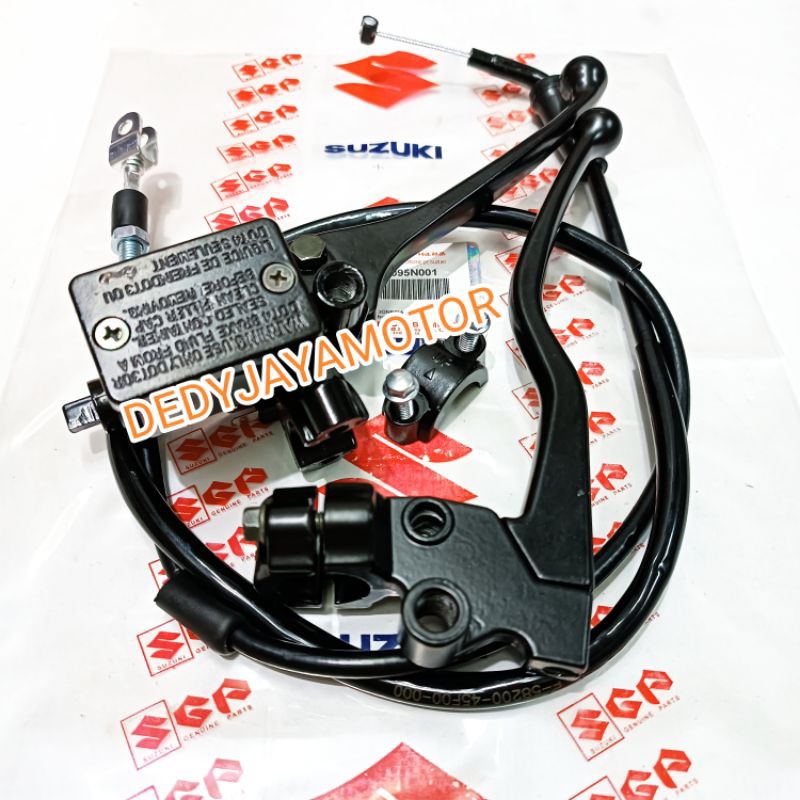 Master Rem Atas Assy Thunder 125 new Sepaket + Kabel Kopling + dudukan spion kiri + handle kopling Suzuki Thunder 125 new harga 1set