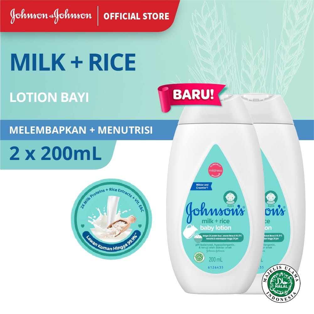 JOHNSON BABY LOTION MILK 200ML