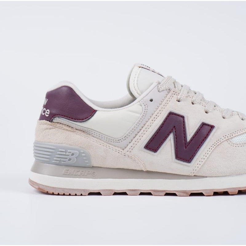 Sepatu New Balance ML574 Moonbeam Burgundy