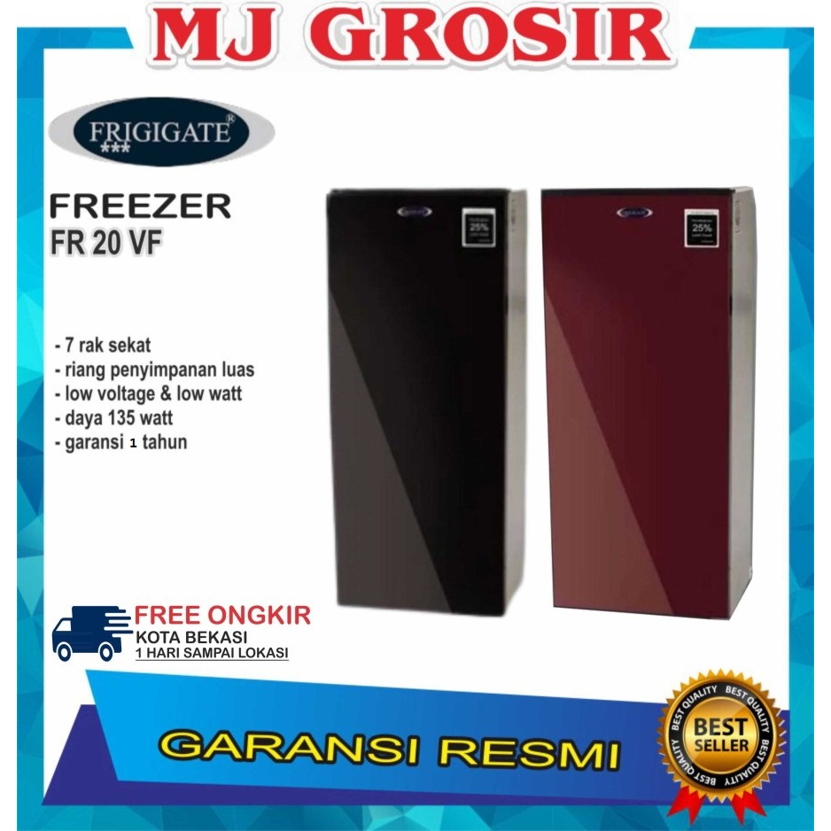 FRIGIGATE FREEZER FR 20 VF FR20VF 7 RAK FREESER ES BATU ASI DLL