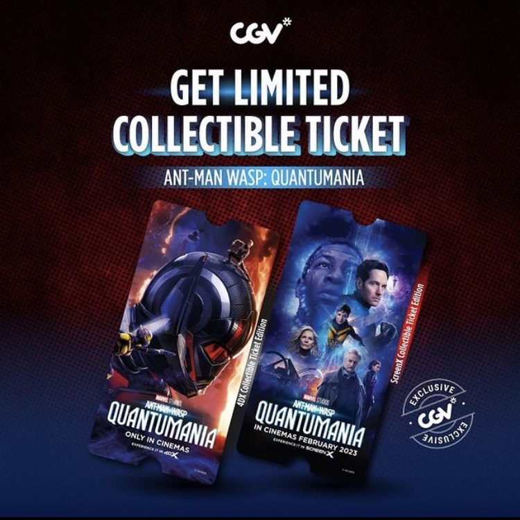 Ant-Man and the Wasp: Quantumania x CGV Official Collectible Ticket