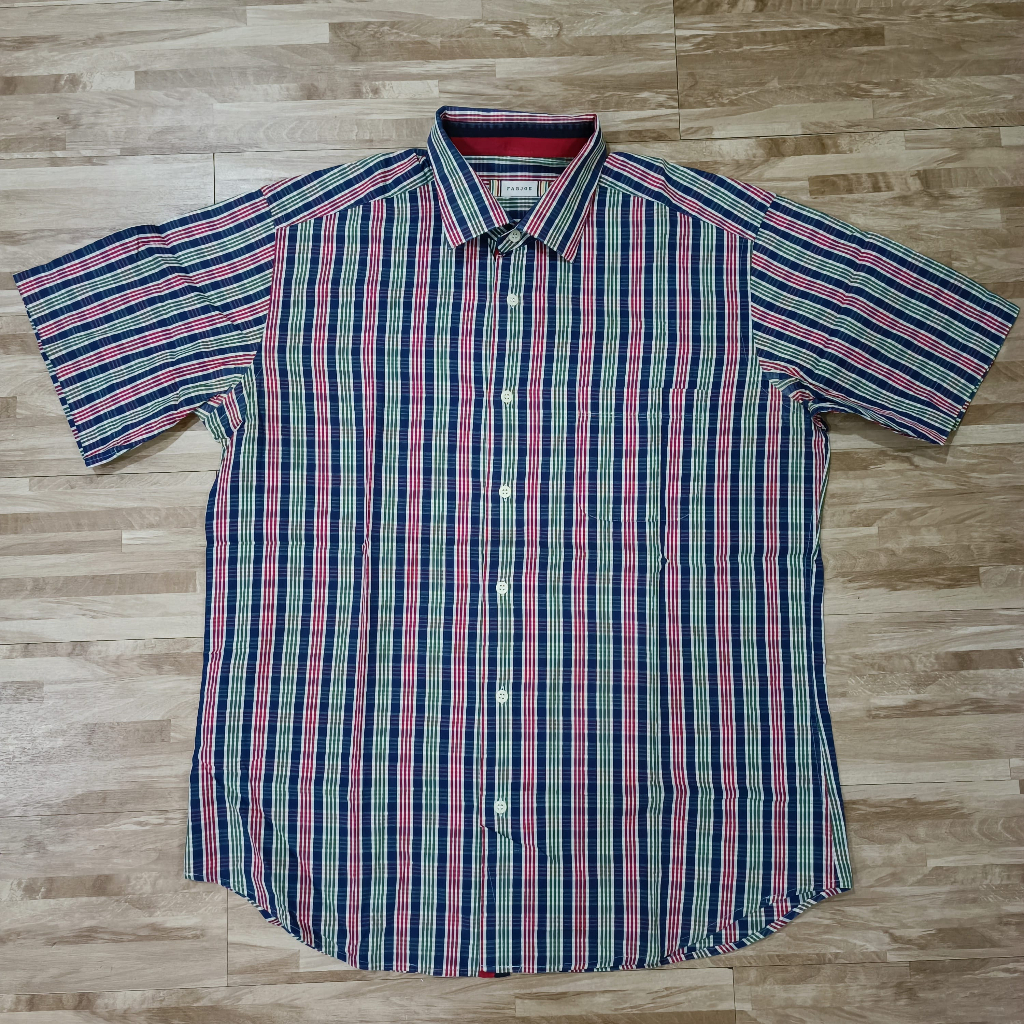Kemeja Pria Fabjos Shirt Original Bekas L