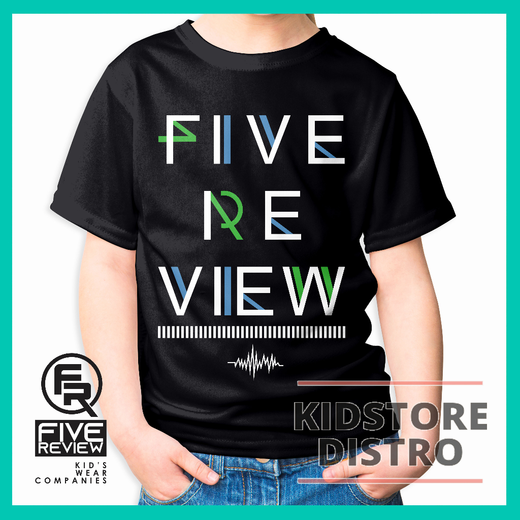 Paket 3pcs Baju Kaos Distro Anak Laki Laki Perempuan Bahan Katun Adem Branded Clothing Kidstore Distro