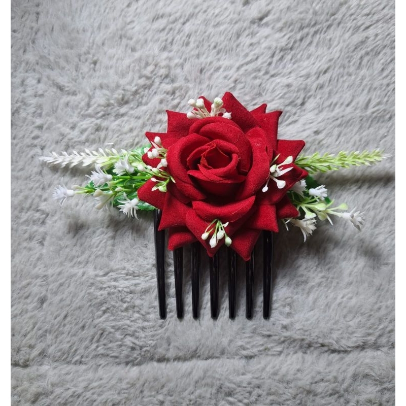 Disc Hiasan Sanggul/Sirkam Bunga/Bunga Sanggul/Hiasan Sanggul Bunga Mawar Besar