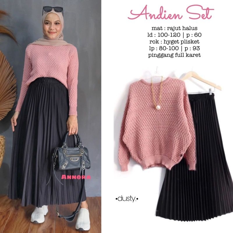 Setelan rok wanita andien by Annora