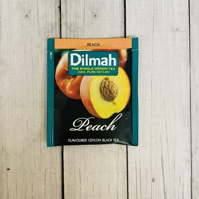 

Dilmah Peach Flavored Ceylon Black Tea Teh Celup Buah Persik Sachet