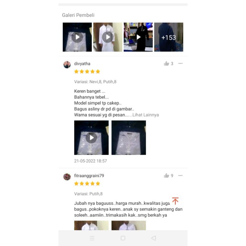 baju muslim  jubah/gamis anak laki-laki usia 2-14 tahun