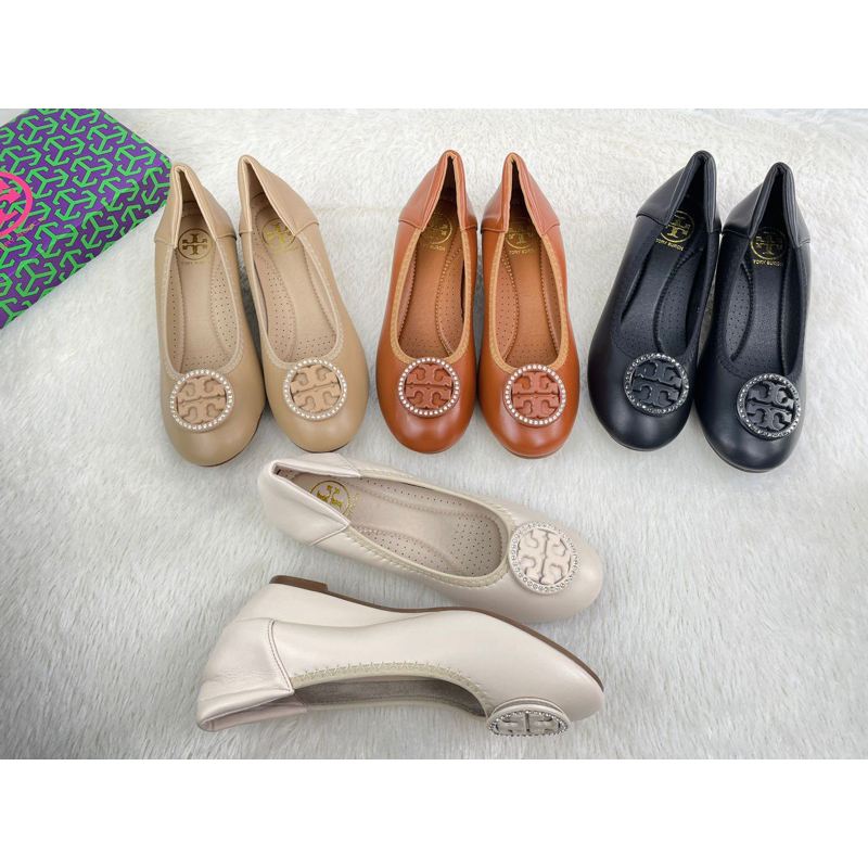 Short wedges 4cm by Tory Burch import high quality sepatu wanita hak tinggi sepatu kantor kerja casu