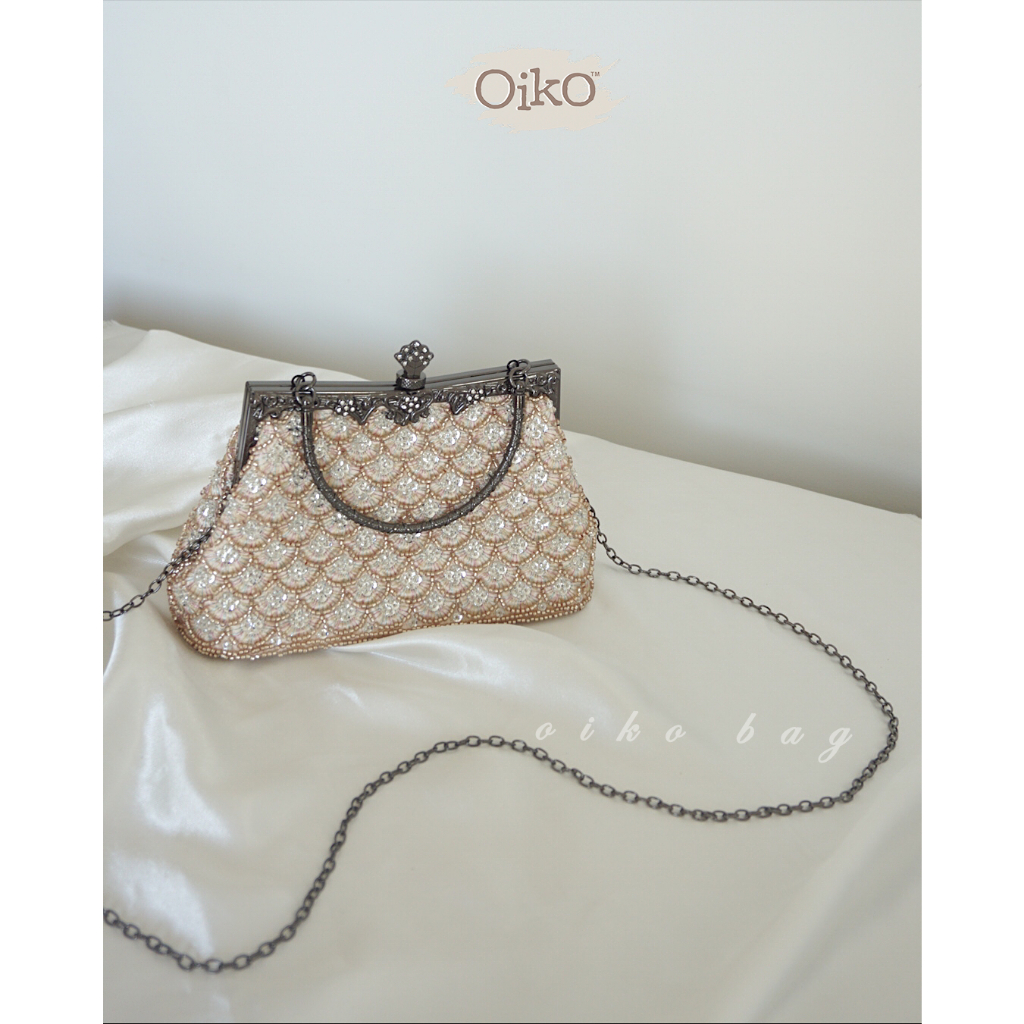 TAS PESTA WANITA IMPORT PREMIUM MEWAH OIKO CLAU