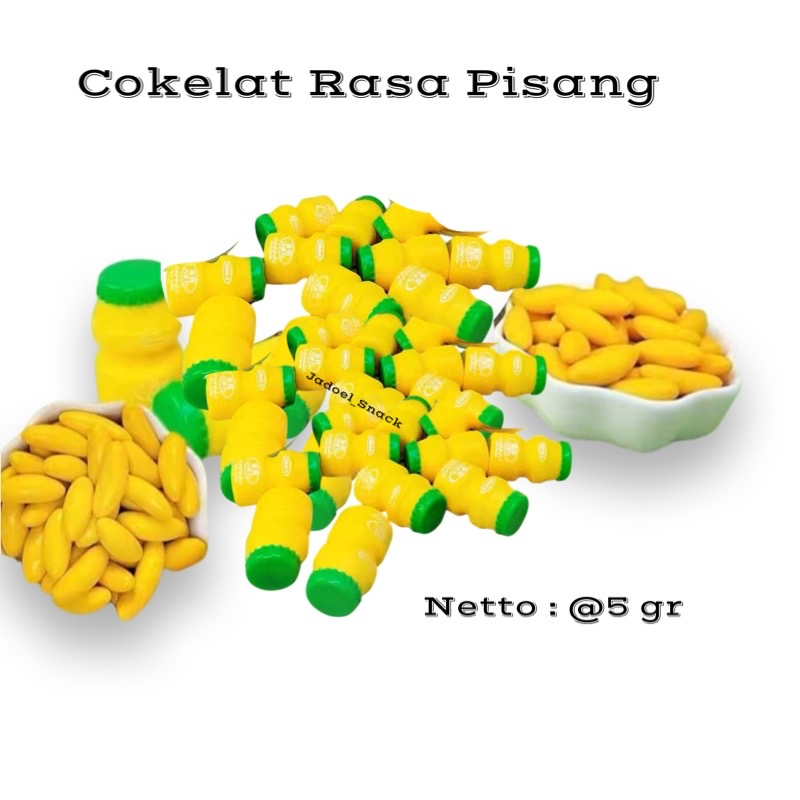 

Cokelat Choco Banana Rasa Coklat Pisang 5 Gr by Jadoel_Snack