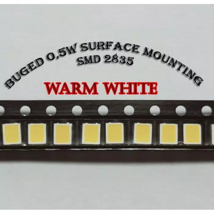 10Pcs SMD 2835 Super Bright LED HPL SMD2835 0.5W 6000-6500K