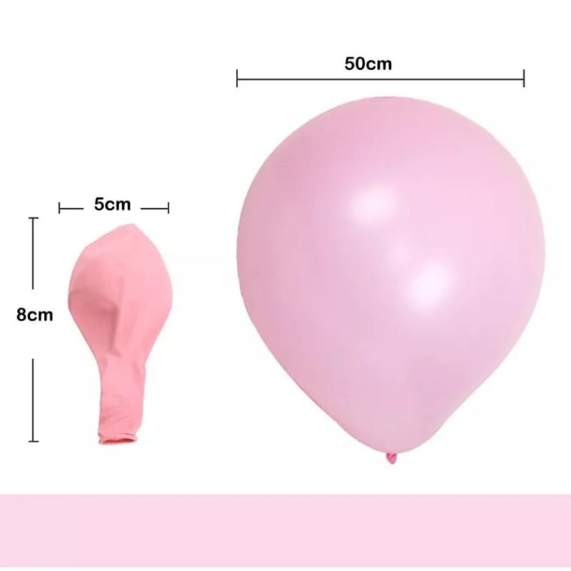 [LGS INSTAN / COD TERMURAH MEDAN] Balon JUMBO Latex Macaron Jumbo 18 Inch / Balon Patel Jumbo 18 Inch HARGA SATUAN