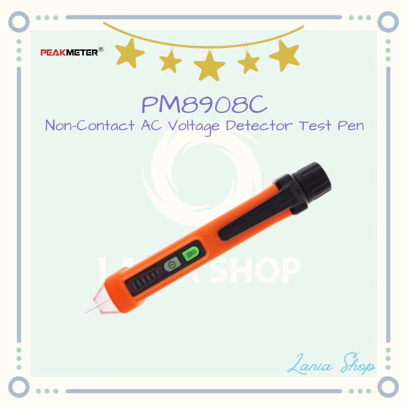 PEAKMETER PM8908C - Non-Contact AC Voltage Detector Test Pen