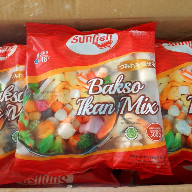 

Sunfish SF Bakso Ikan Mix 500g