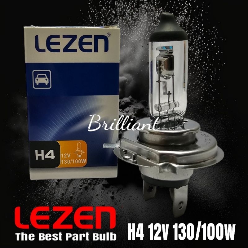 Lampu Mobil Bohlam Halogen - H4 - LEZEN Original - Harga Pcs Satuan