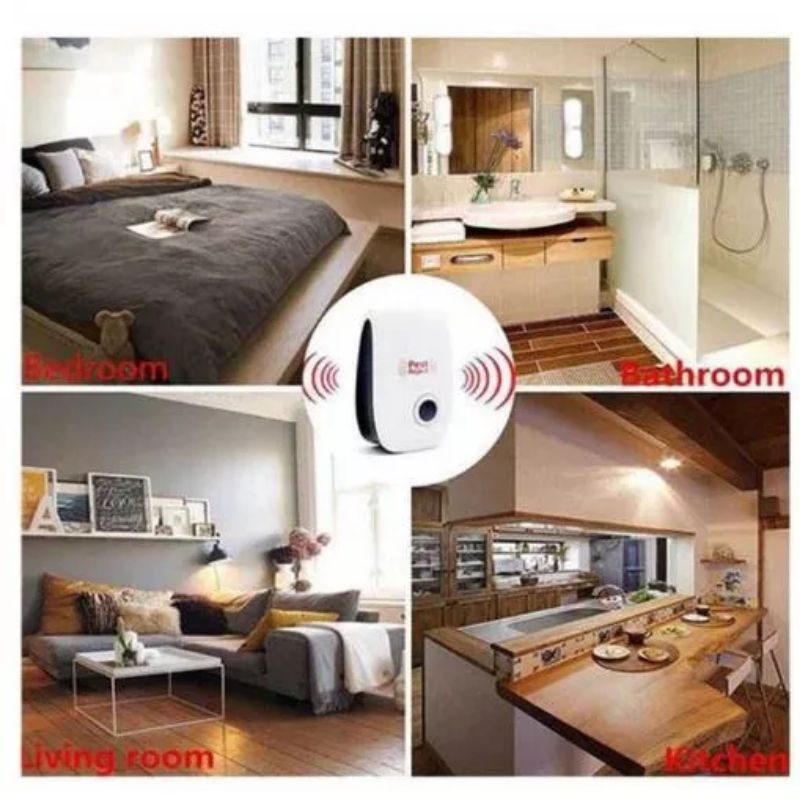 Pengusir Kecoa pengusir Tikus Pengusir Serangga Ultrasonic Elektrik