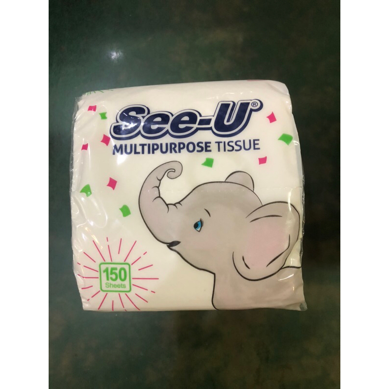 See-U Tisu 150 Pop Up Multipurpose Tissue