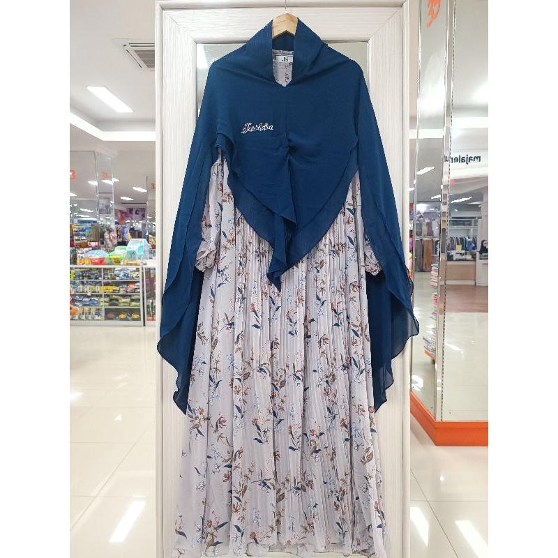 JAWHARA/Caroline set navy by Jawhara/Set syari/Syari premium/Syari cantik