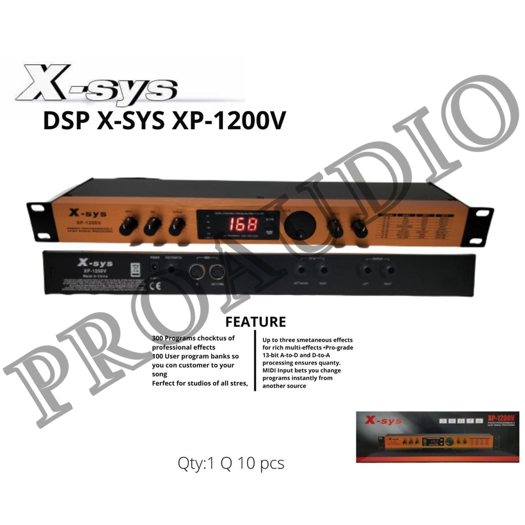 EFEK VOCAL X-SYS DSP X-SYS XP-1200V XSYS XP 1200V X SYS ORIGINAL