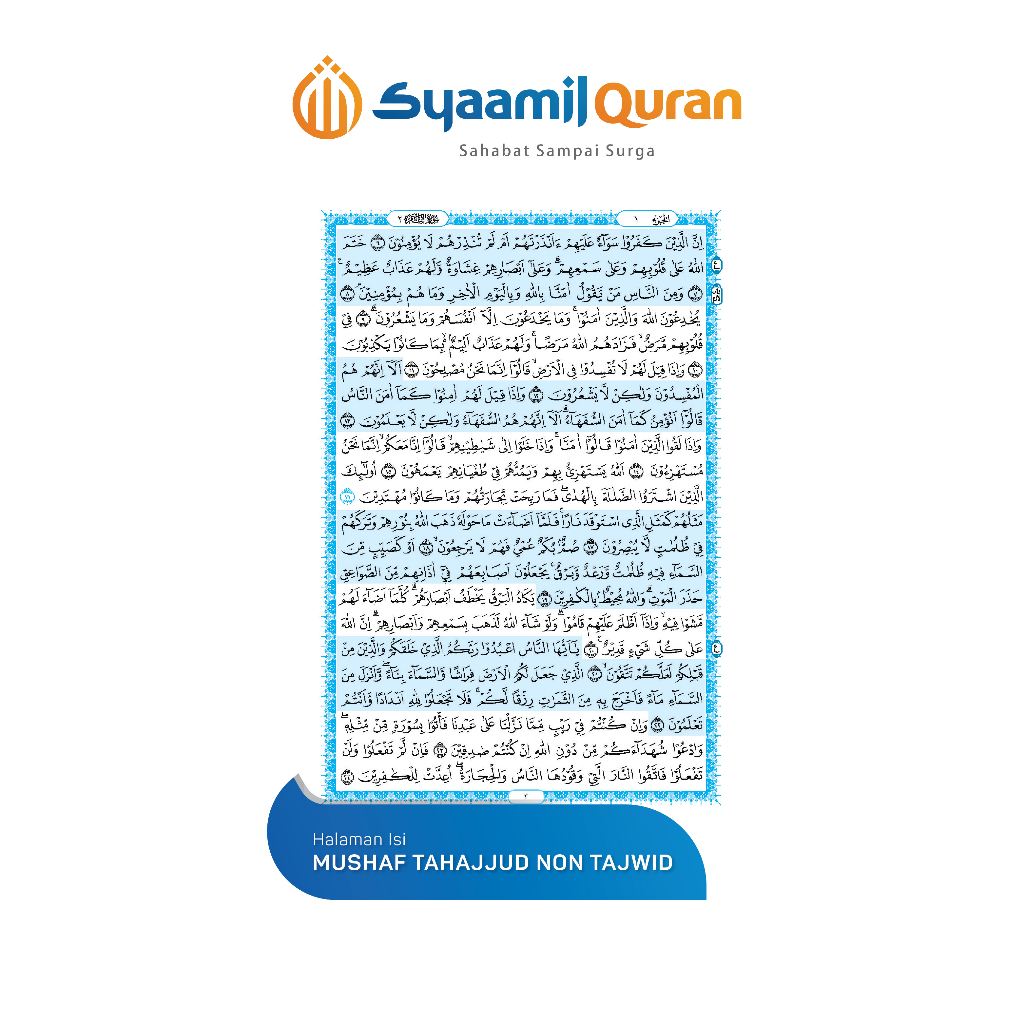 Mushaf Tahajjud Tajwid & Non Tajwid