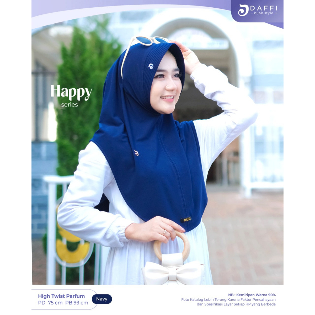 BEST SELLER HAPPY DAFFI // HAPPY DAFFI BEST SELLER JILBAB INSTAN HAPPY KERUDUNG BERGO DAFFI GOLD LOG