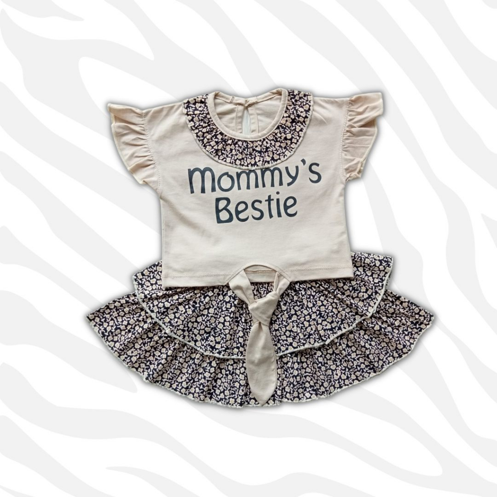 Mommy + Daddy bestie tee set