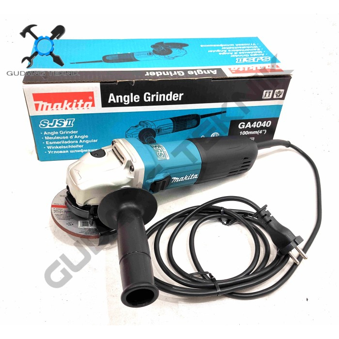 Mesin Gerinda Tangan 4&quot; GA4040 MAKITA / Electric Angle Grinder Disc Mesin Grinda Gurinda Listrik 4 Inch GA 4040 MAKITA