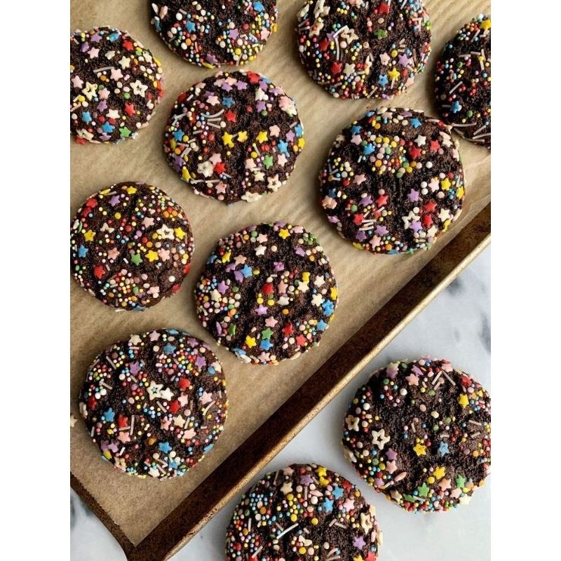 

Choco with sprinkles