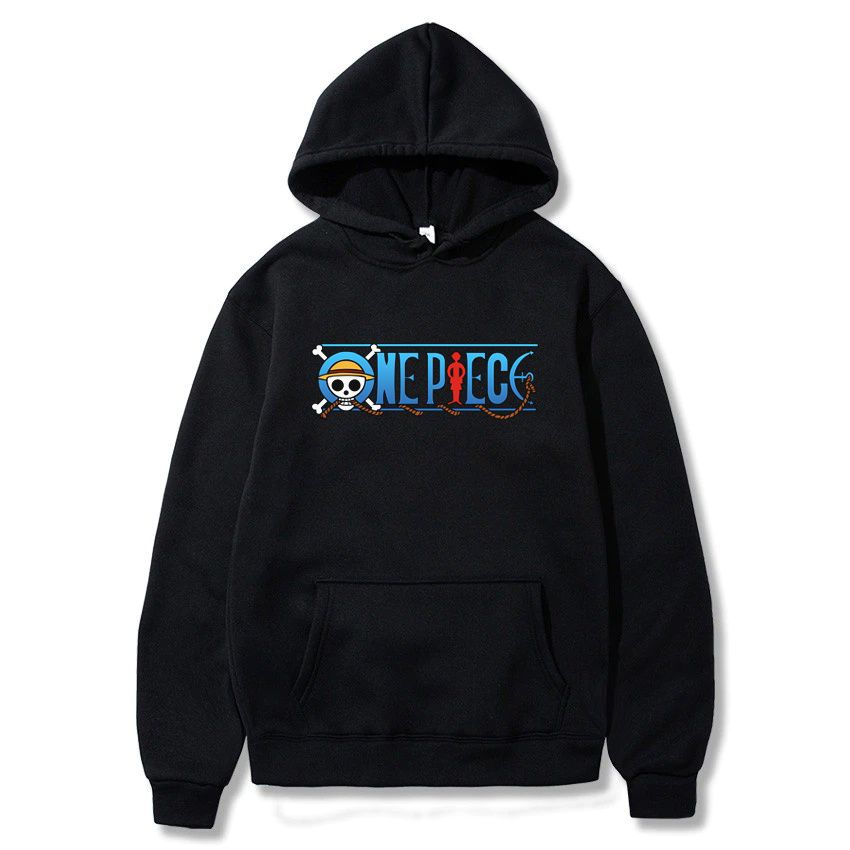 ONE PIECE LOGO Hoodie Sweater Anime Manga || Unisex Size L - XXL