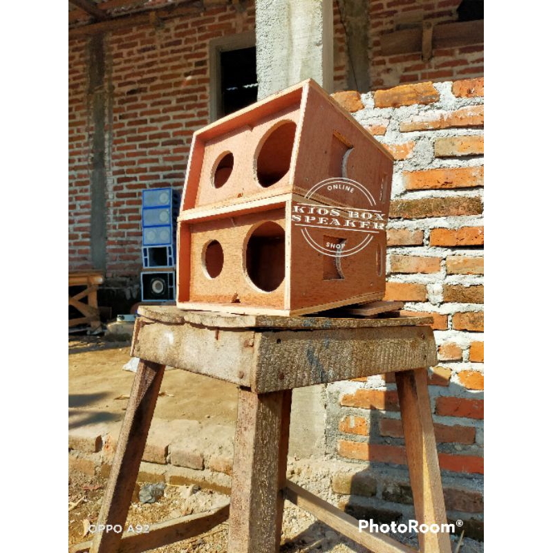 BOX SPEAKER LINE ARRAY 4 INCH SINGLE PLUS TWEETER || BOX MINIATUR GANTUNG 4 INCH