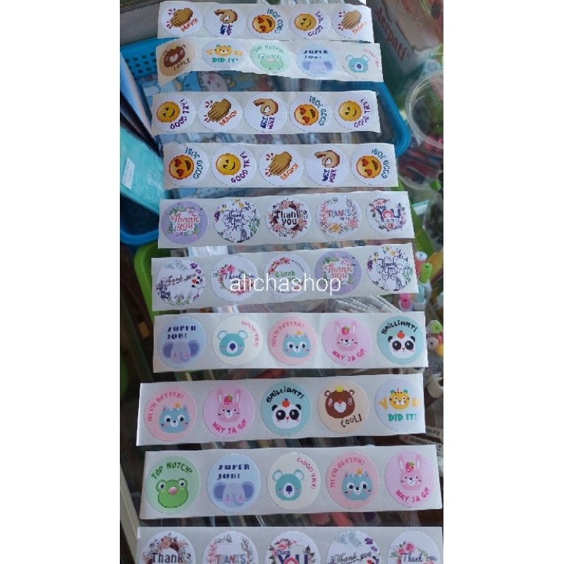 

Stiker bulat / pack