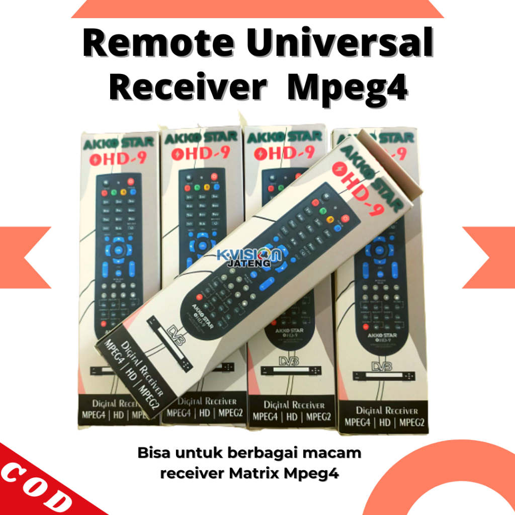 Remote Master HD Remot Universal Untuk Receiver